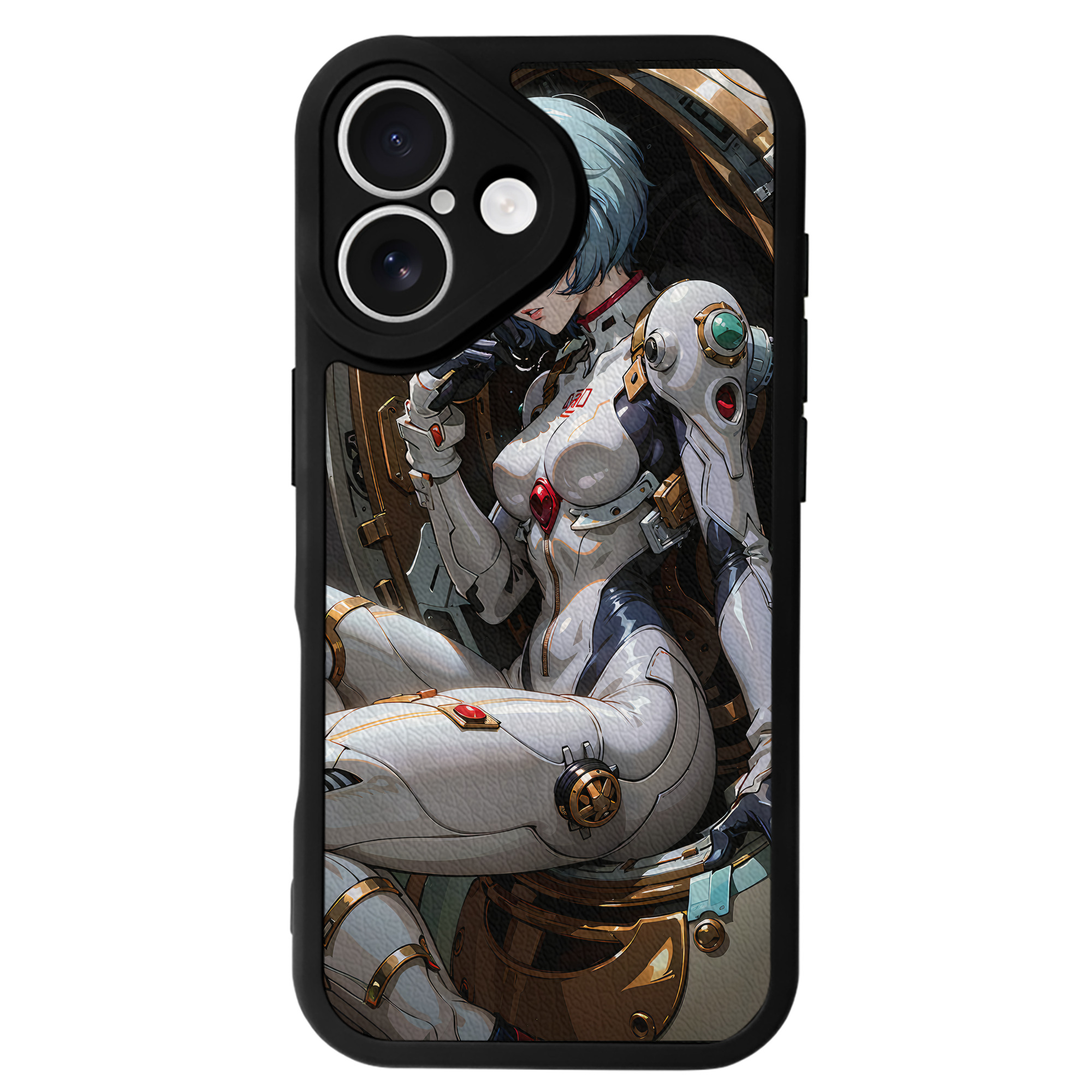（画像用） EVA 新世紀エヴァンゲリオン 【iPhone 16シリーズ対応】シリコンスマホケース（レザー調） 材質：シリコン
